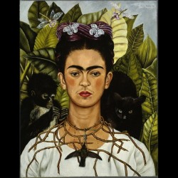 Frida Kahlo, Autoritratto con collana di spine, 1940 Nickolas Muray Collection, Harry Ransom Center - The University of Texas at Austin, by SIAE 2014