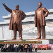 statue kim jong un corea del nord